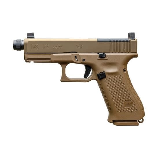 Glock 19X MOS 9mm 4.5" TB COY (1)17RD /(2)19RD Pistol