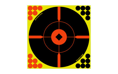 Birchwood Casey, Shoot-N-C Target, Round, Crosshair Bullseye, 12",5 Targets