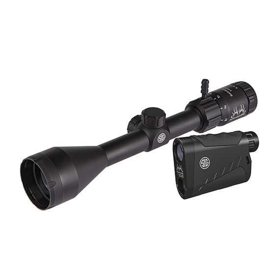 Sig Sauer Buckmaster Combo 3-9X50MM Scope LRF 1500 Red Display 6X22MM