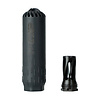 HUXWRX, Flow 556K, Suppressor, 5.5", Black,SS, Includes 1/2X28 Flash Hider