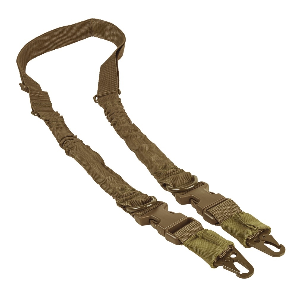 Vism 2 Point or 1 Point Sling w/Metal Spring Clips - Tan