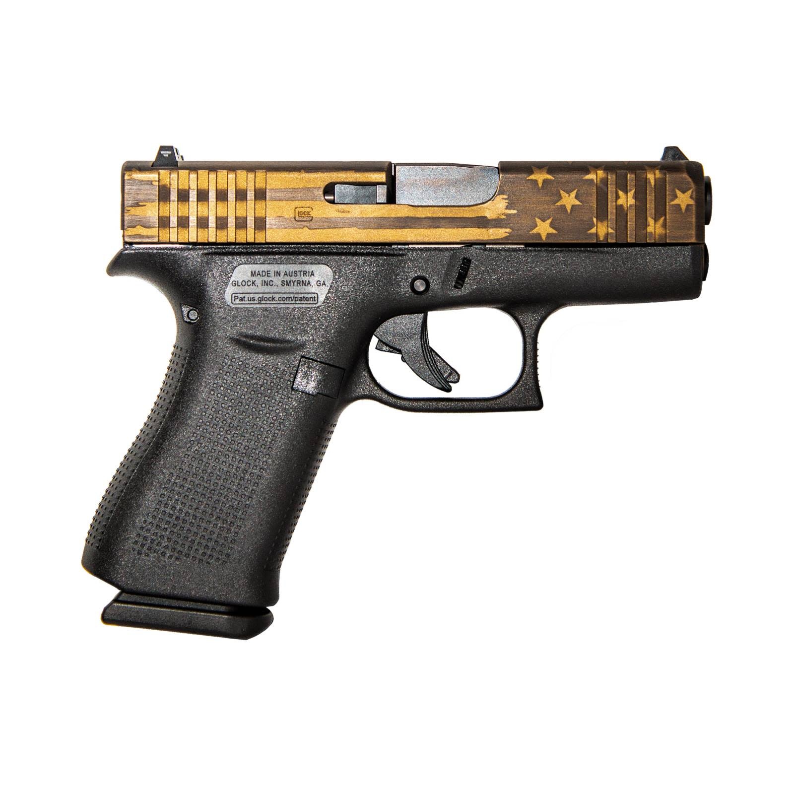Glock 19, Gen5 9MM, 4",Cerakote BRNZ Battle Flag (3)15RD Pistol