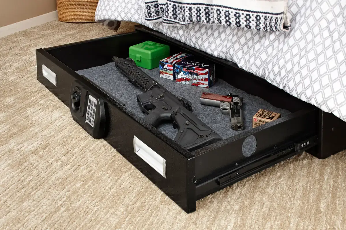 Snap Safe Large Under Bed Safe, 40" x 22" x 6" Model: 75401