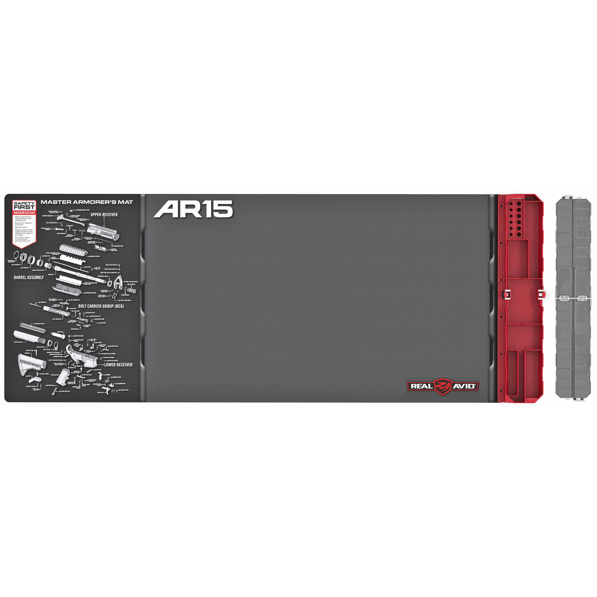 Real Avid, Master Armorer's Mat Professional, Integrated Tool and Part Storage