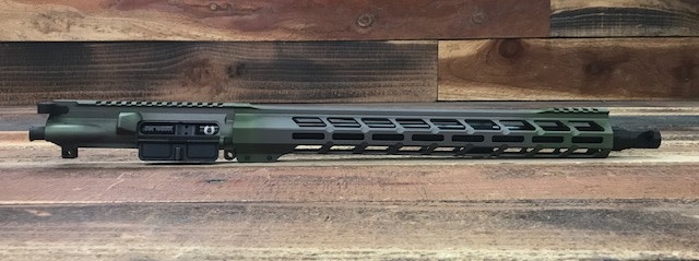 FU Misericorde 5.56 16" Cerakote Gun Metal Grey/Multicam Bright Green Rifle