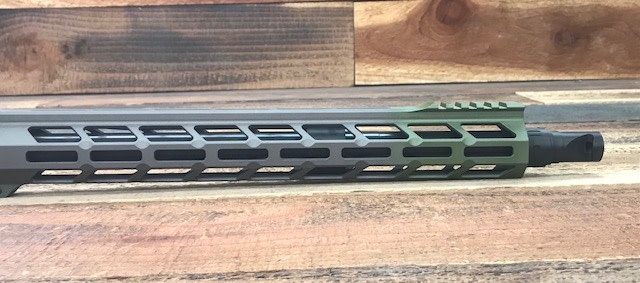 FU Misericorde 5.56 16" Cerakote Gun Metal Grey/Multicam Bright Green Rifle