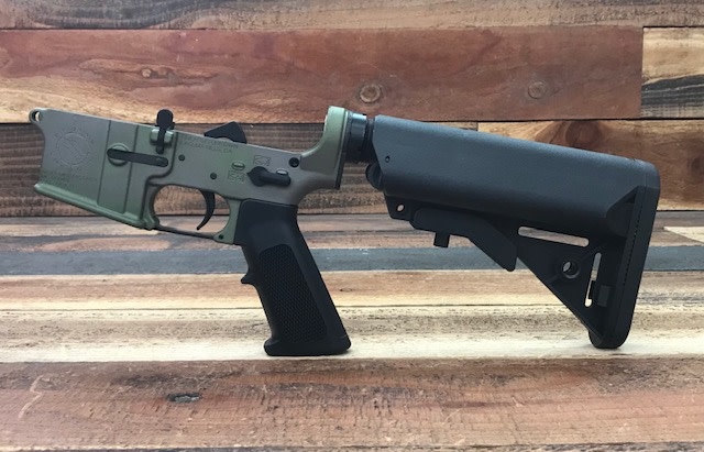 FU Misericorde 5.56 16" Cerakote Gun Metal Grey/Multicam Bright Green Rifle
