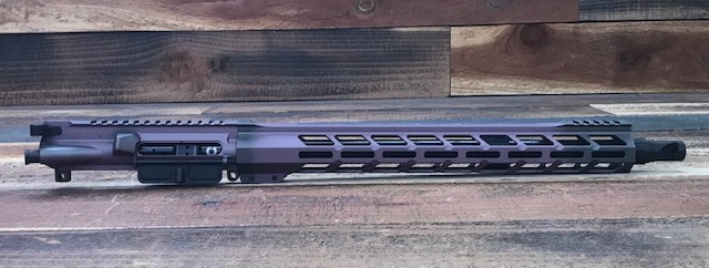 FU Misericorde 5.56 16" HBAR Cerakote Wild Purple/Gun Metal Grey Rifle