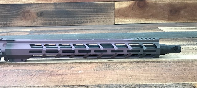 FU Misericorde 5.56 16" HBAR Cerakote Wild Purple/Gun Metal Grey Rifle