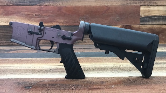 FU Misericorde 5.56 16" HBAR Cerakote Wild Purple/Gun Metal Grey Rifle