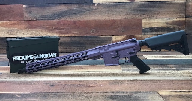 FU Misericorde 5.56 16" HBAR  Cerakote Bright Purple/Black Rifle