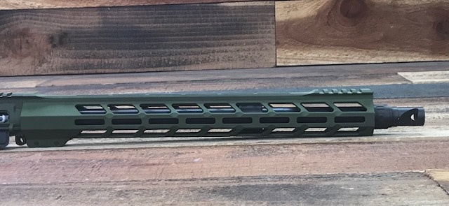 FU Misericorde 5.56 16" HBAR Cerakote Multicam Green/Black Rifle
