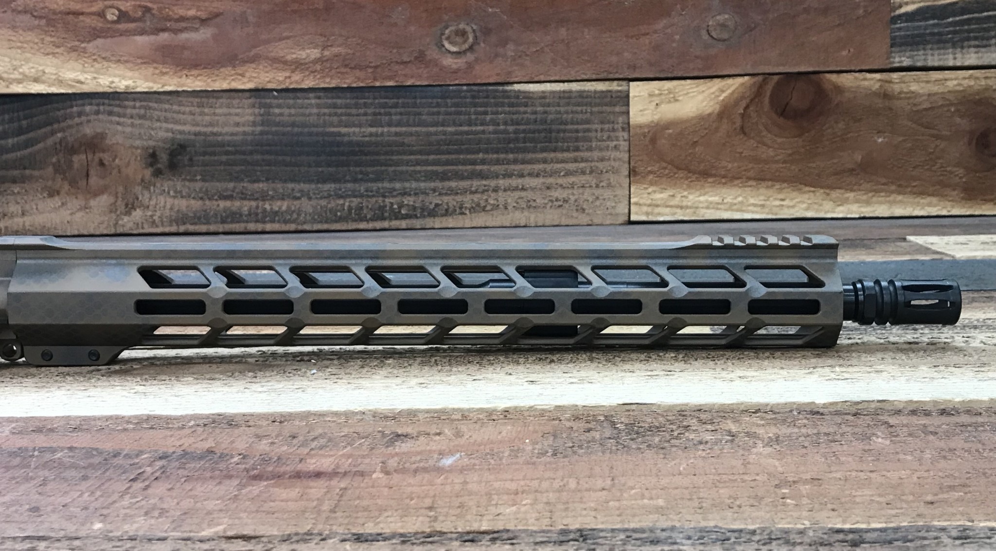 FU Misericorde 5.56 16" Midlength  Cerakote Camo Coy/Gun Metal Grey Rifle