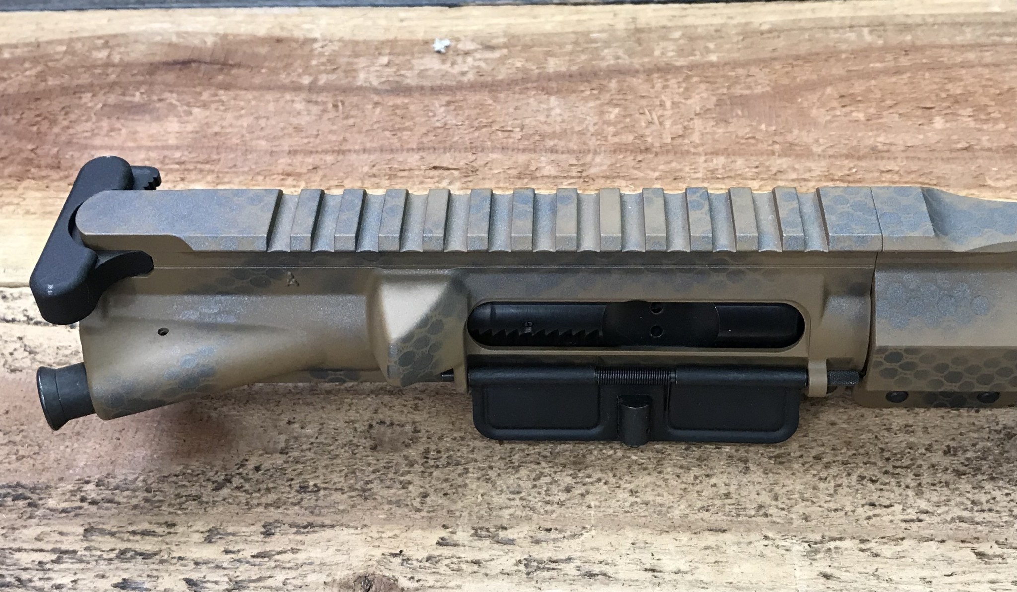 FU Misericorde 5.56 16" Midlength  Cerakote Camo Coy/Gun Metal Grey Rifle