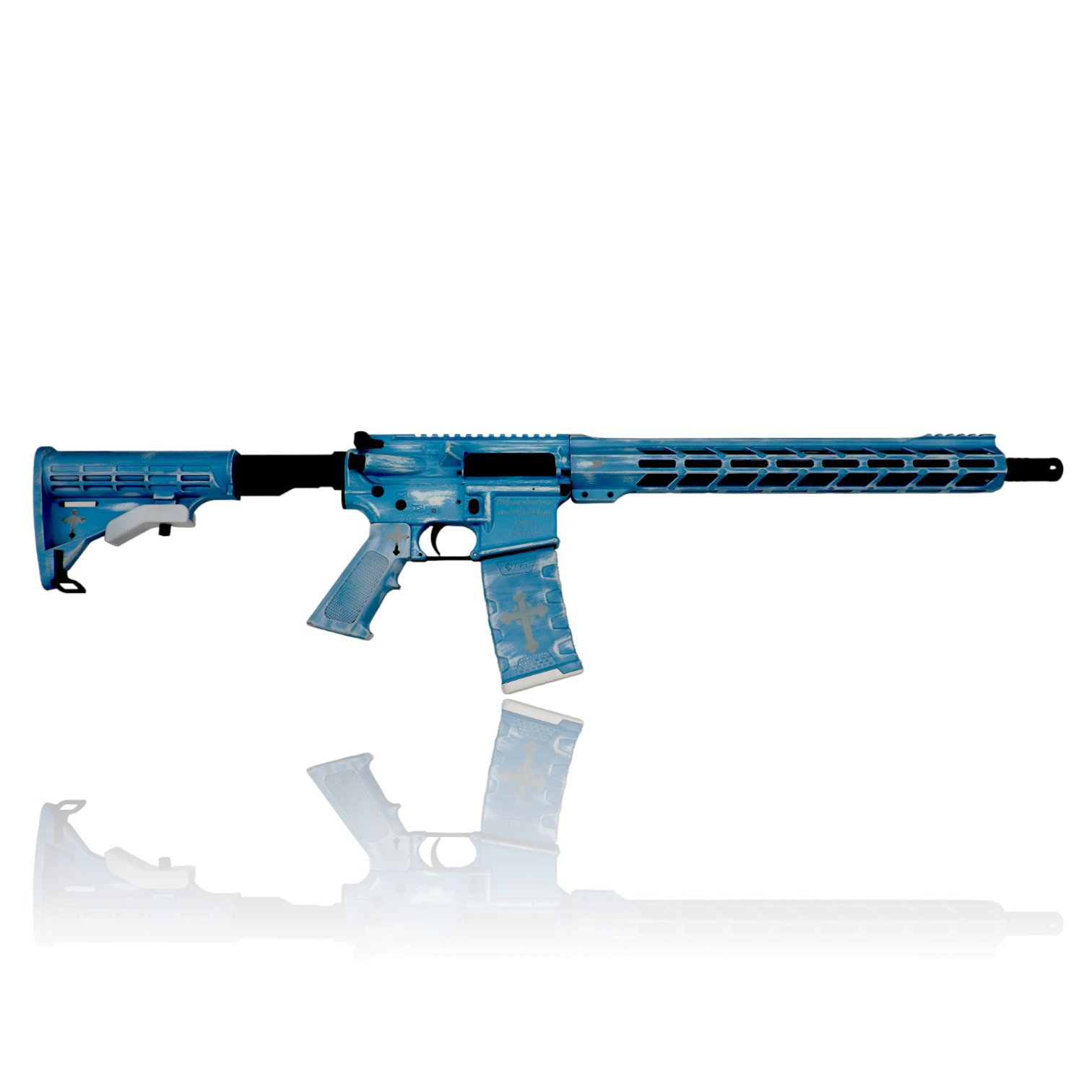 FU Misericorde 16" 5.56 Cerakote "Spray N Pray" 30RD Rifle Firearms