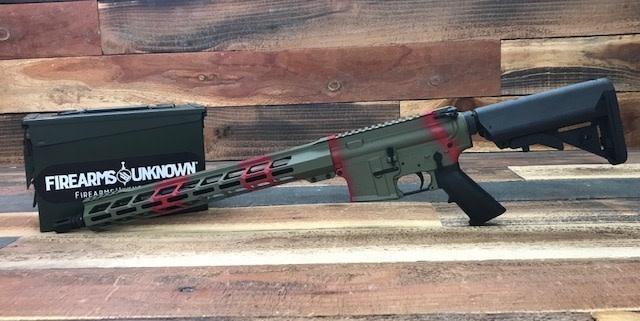 FU Misericorde 5.56 16" Cerakote Forest Green/Red Stripe 30RD Rifle