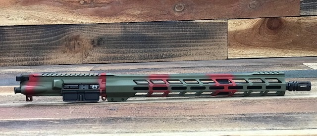 FU Misericorde 5.56 16" Cerakote Forest Green/Red Stripe 30RD Rifle