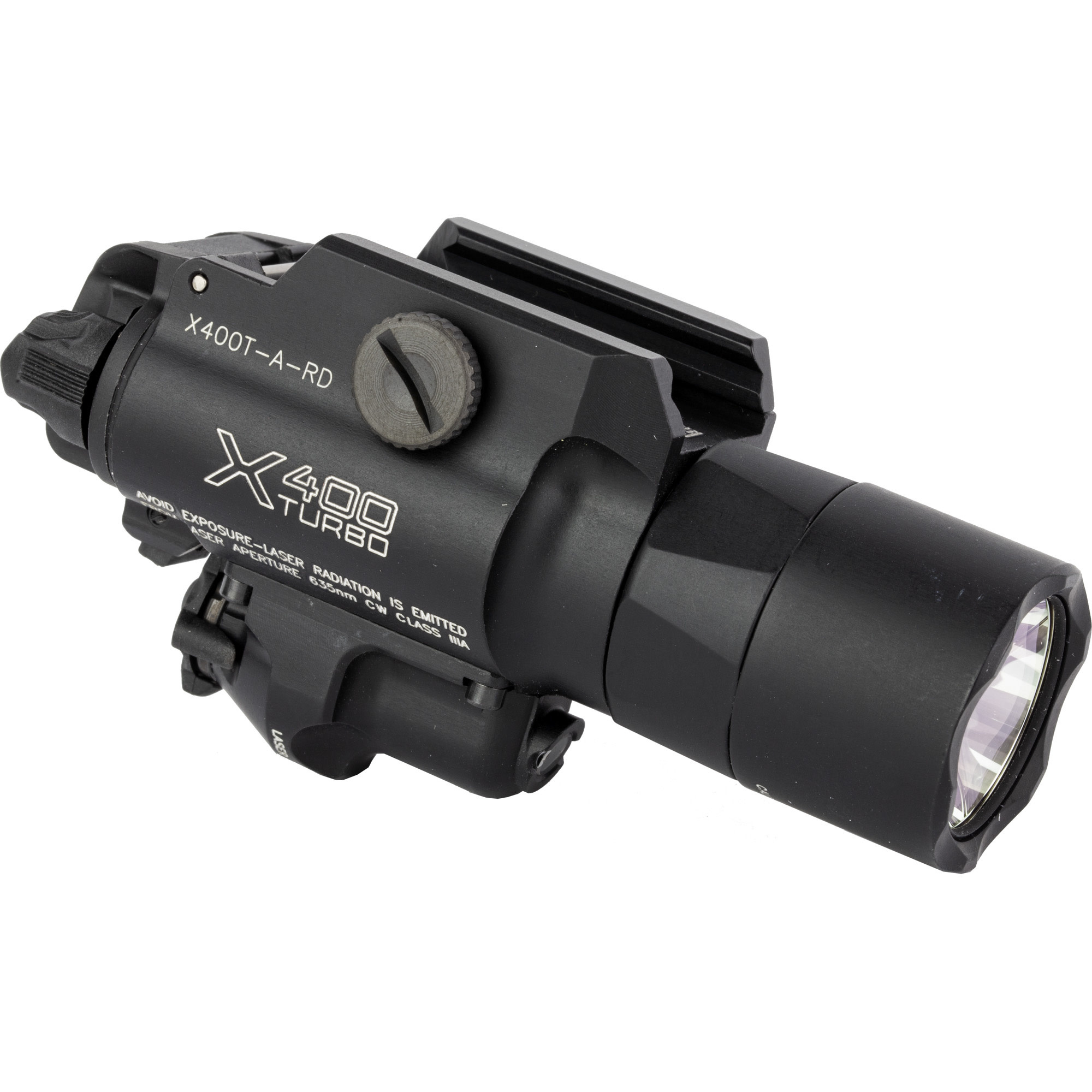 Surefire, X400 Turbo, Weaponlight w/Red Laser, 650 Lumens, Black