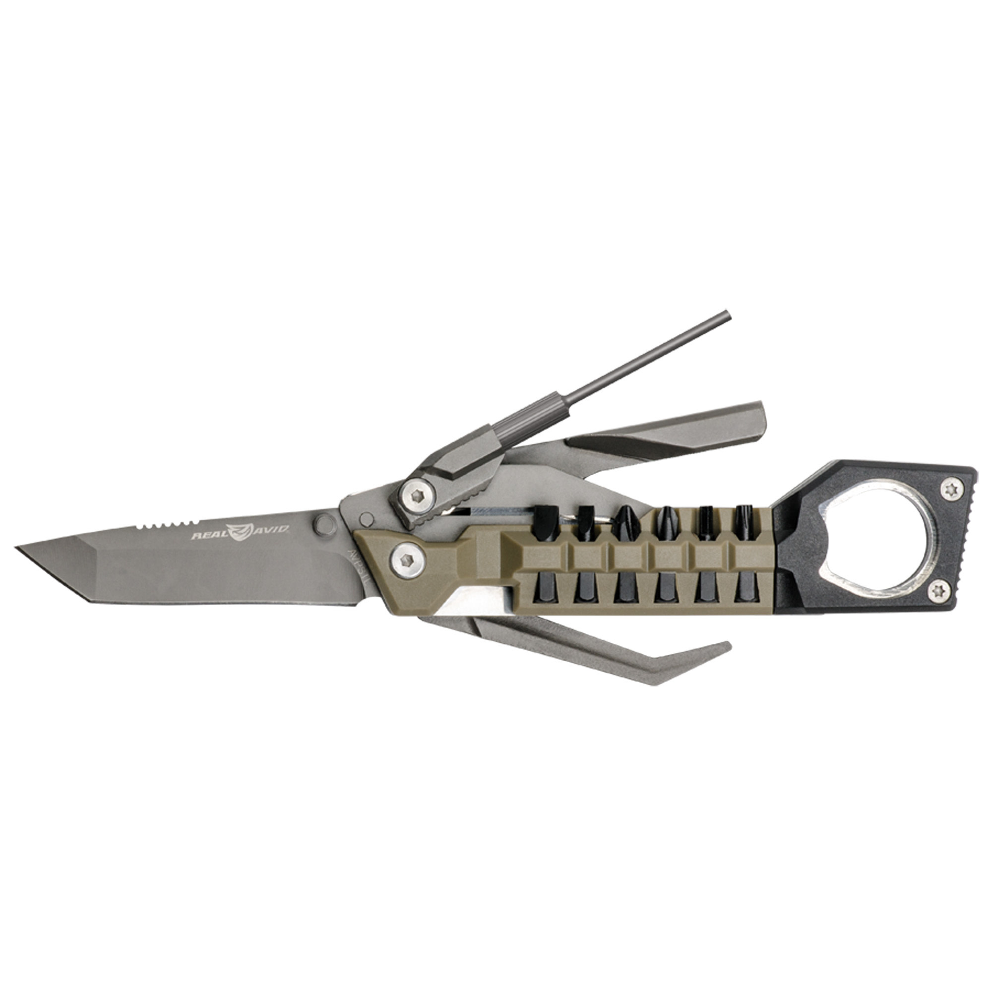 Real Avid, The Pistol Tool, Multi-Tool, Flat Dark Earth , Stainless Steel