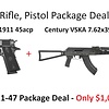 Century AK VSKA Rifle & Rock Island 1911 Pistol Package Deal