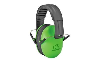 Walker's, Passive, Ultra Compact Hearing Protection, Earmuff, Lime Green