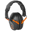 Walker's, Passive, Folding Earmuff, Black/Orange, 1 Pair