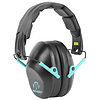 Walker's, Passive, Folding Earmuff, Black/Teal, 1 Pair