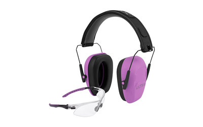 Allen ULTRX Shield Hearing and Eye Protection Combo, Plum