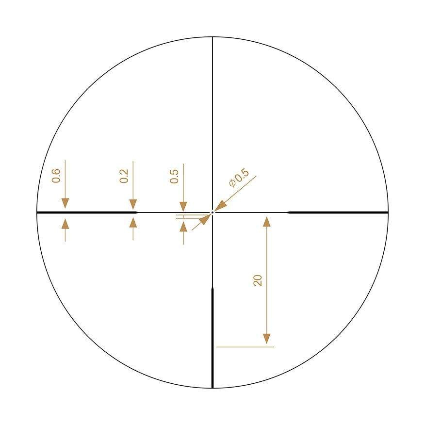 Riton Optics Primal Black 3-12x56mm 30mm Tube Illuminated RDH Reticle Rifle Scope
