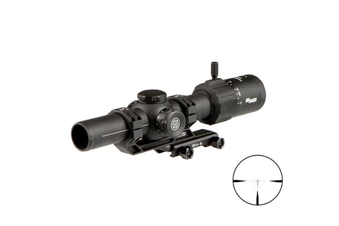 Sig Sauer Tango MSR 1-8x24 30MM Black Illuminated Reticle Rifle Scope