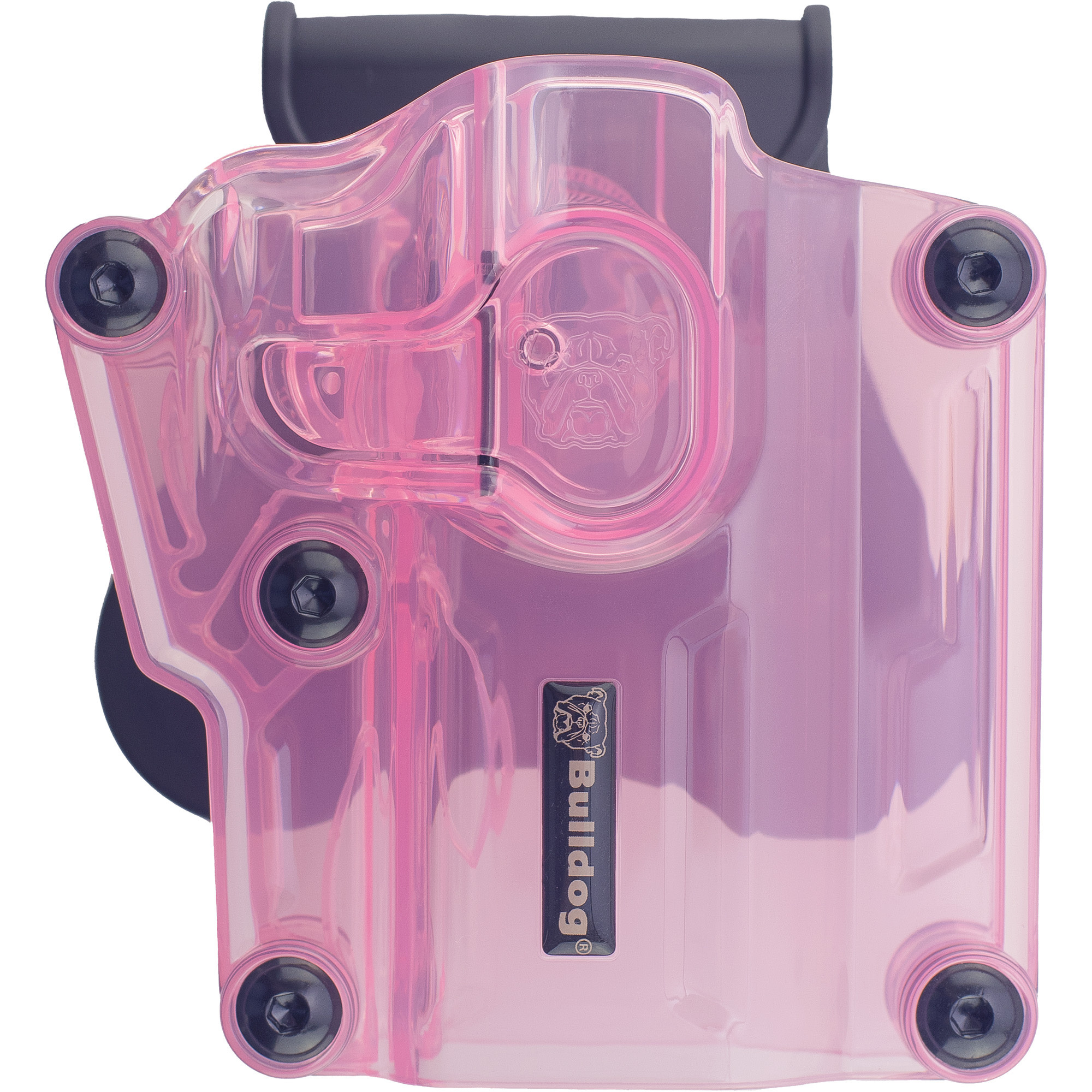 Bulldog Max Multi-Fit Holster, Polymer, Pink, Right Hand Holster
