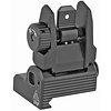 Leapers, Inc. - UTG, Accu-Sync Spring-loaded AR15 Flip-up Rear Sight, Black