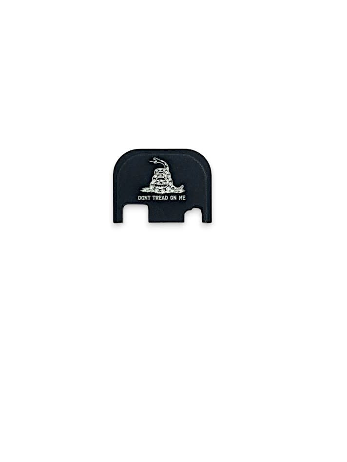 House Glock Aluminum Slide Plate Don't Tread on  Me