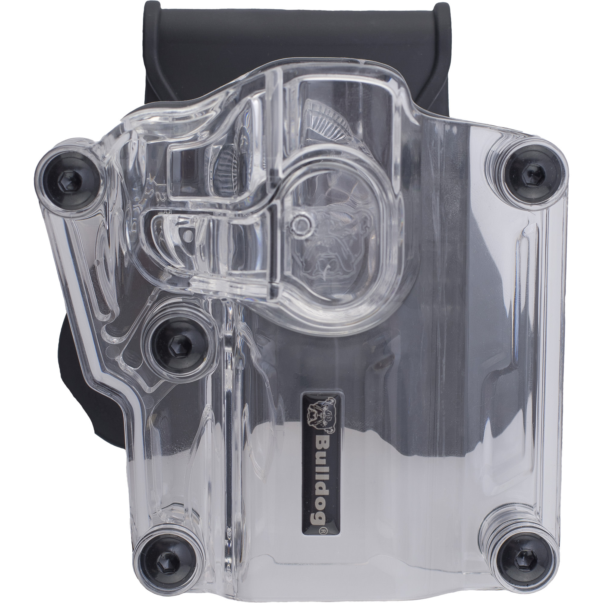 Bulldog, Max Paddle Holster, Polymer, Clear, Fits Most Pistols, Right Hand