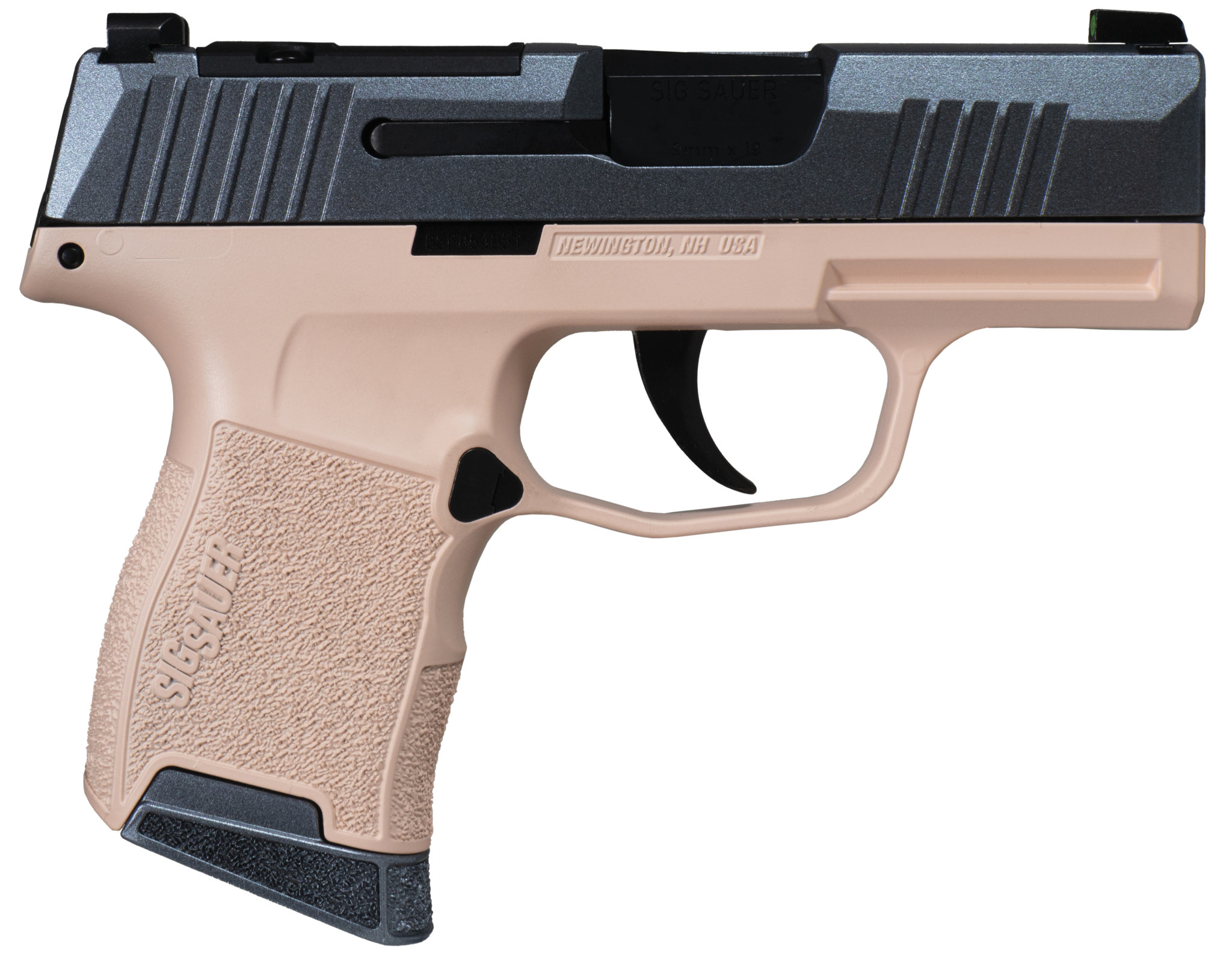 Sig Sauer P365 Peach Fuzz 9mm 3.8" XRAY MOS (2) 10RND Pistol