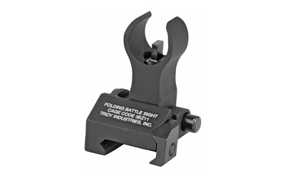 TROY, BattleSight, Folding Front Sight, HK Style, Tritium, Picatinny, Black Finish, Updated 1-Piece Design