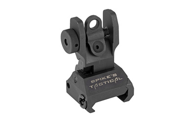 Spike's Tactical, Rear Folding Sight, Black