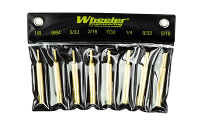 Wheeler, Brass Punch Kit, 8 Piece, Includes Storage Pouch, Brass