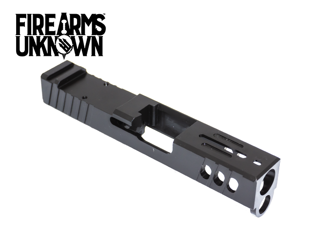 FU Glock Compatible Slide T4 Stripped G26 9mm Black