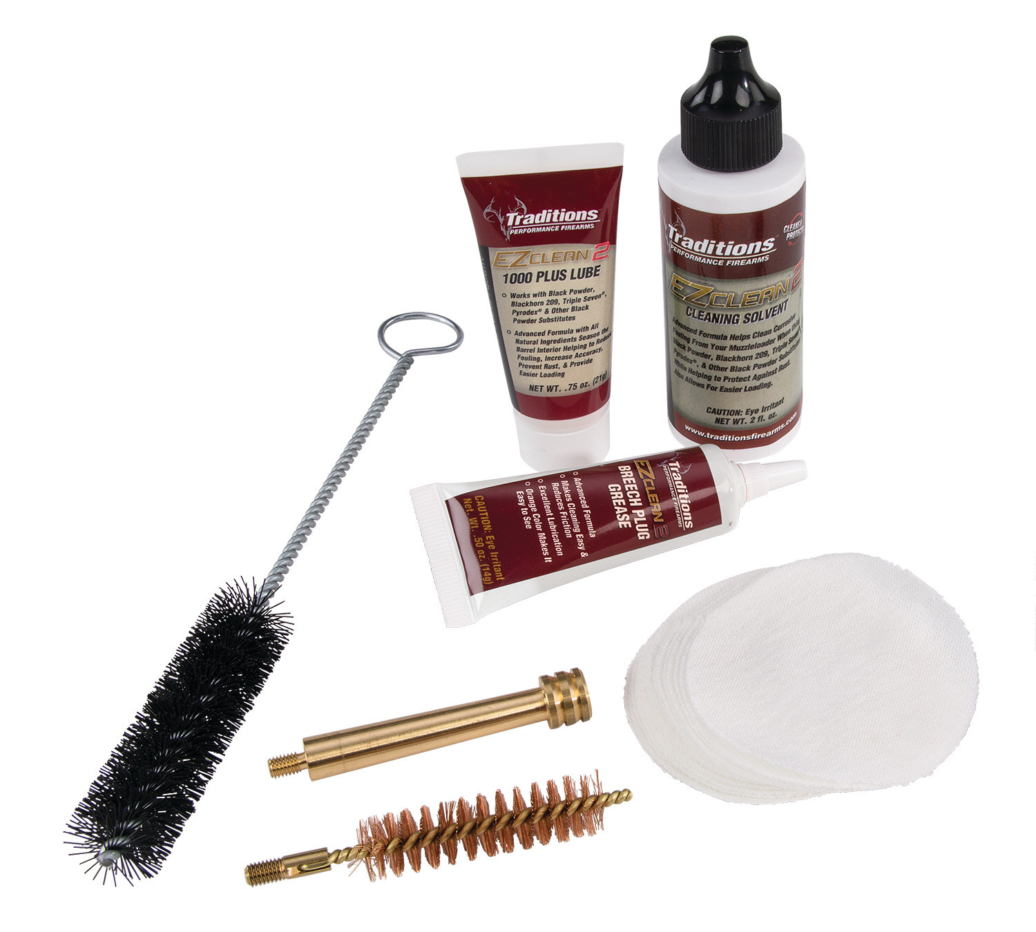 Traditions EZ Clean 2 Muzzleloader Cleaning Kit/Cleaning / 50 cal.//6
