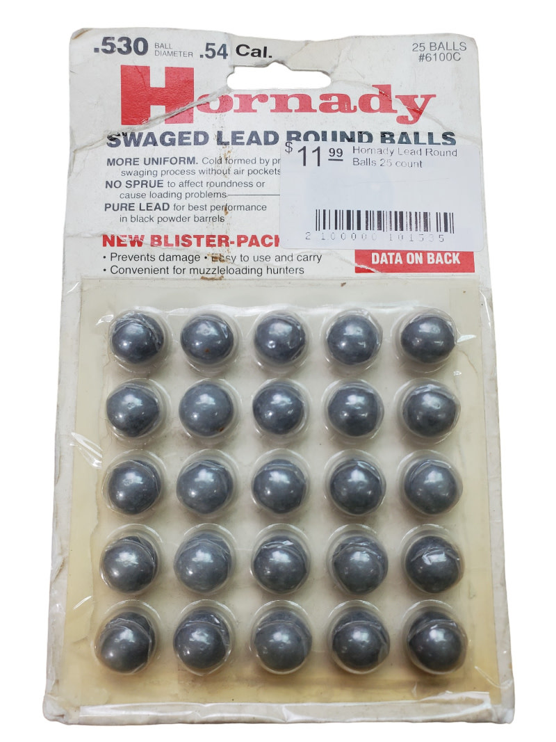 Hornady Lead Round Balls 25 count