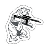 Bear Arms Cutout Sticker (3.87"x4")