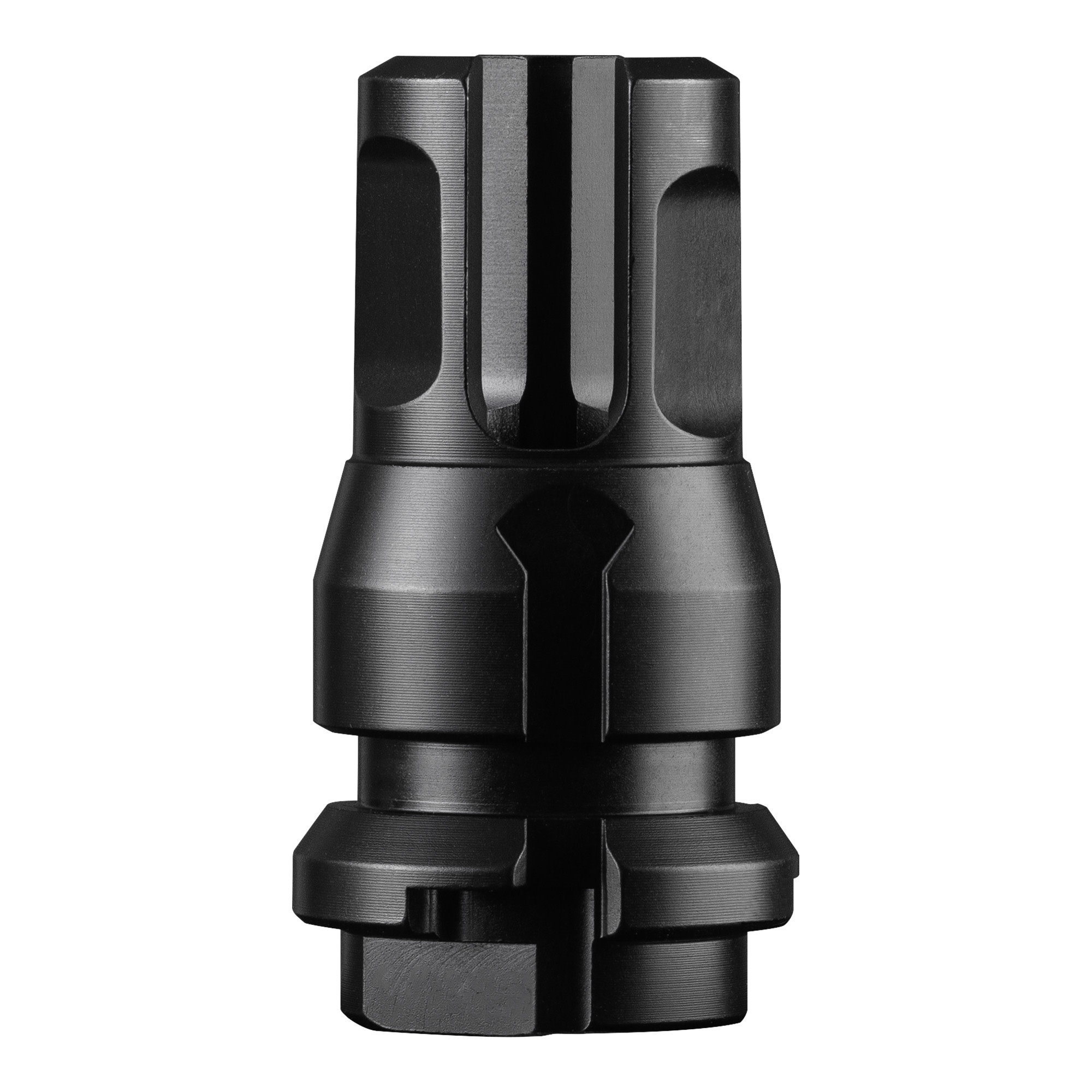 Dead Air Armament, KeyMicro, Flash Hider, 9MM, 5/8X24, Nitride Finish, Black