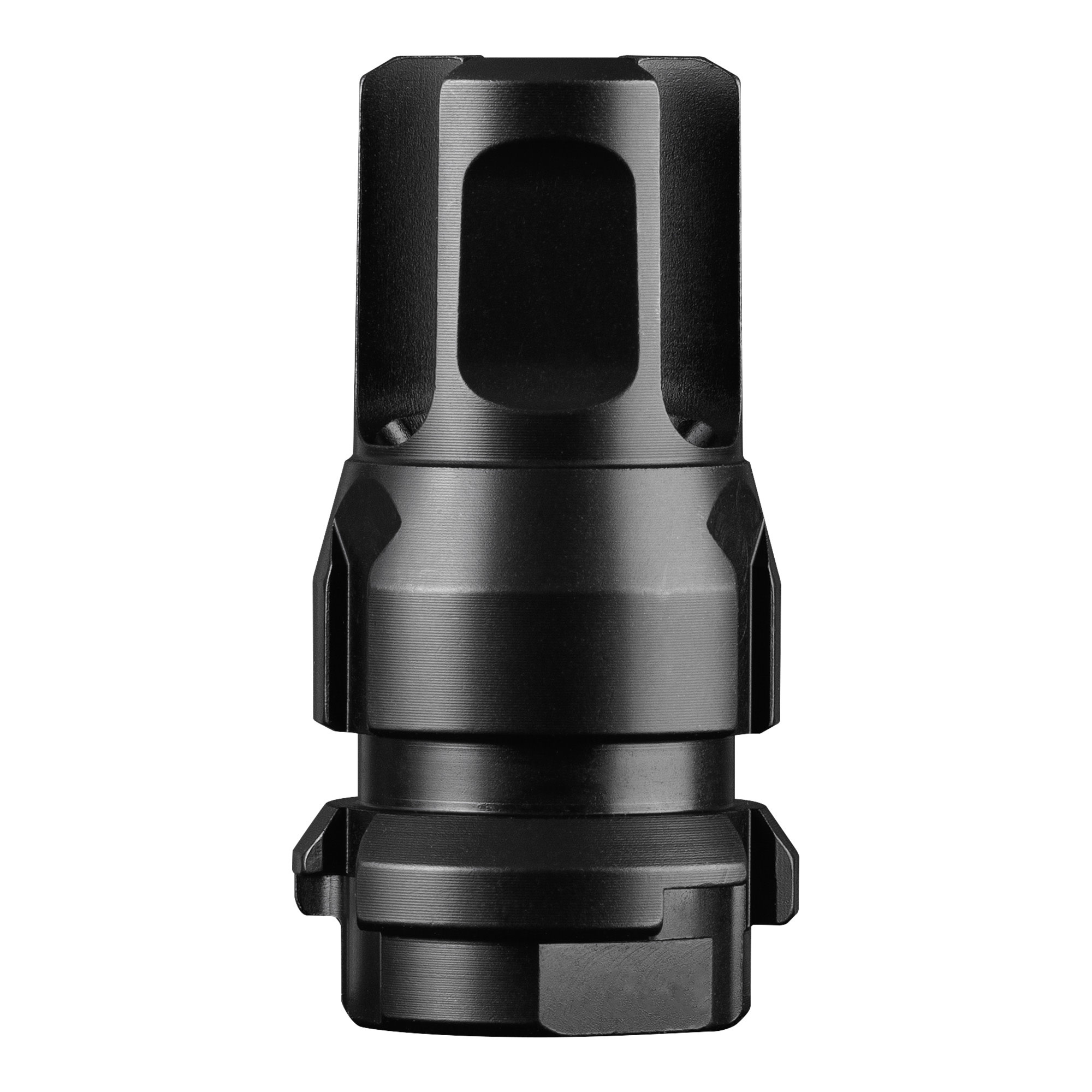 Dead Air Armament, KeyMicro, Flash Hider, 9MM, 5/8X24, Nitride Finish, Black