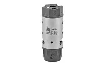 Odin Works, Atlas 5, Muzzle Brake, 223REM/556NATO, 1/2-28 Threaded, Stainless Steel