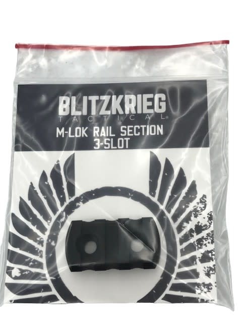 Blitzkrieg Tactical Aluminum M-LOK Rail Section 3 Slot