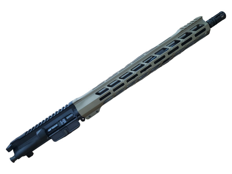 FU Custom 16" AR-15 Mid-length Upper M-LOK w/A-2 Birdcage FDE
