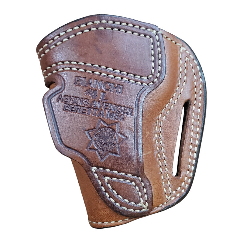 Bianchi #4 L Tan Leather Holster Beretta M84