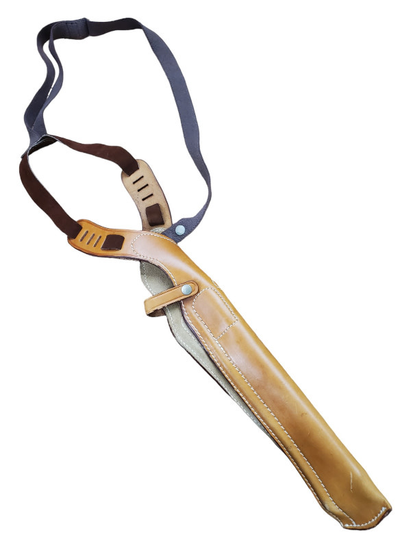 Triple K Tan Leather Holster 191 10in Lrg Rev RH