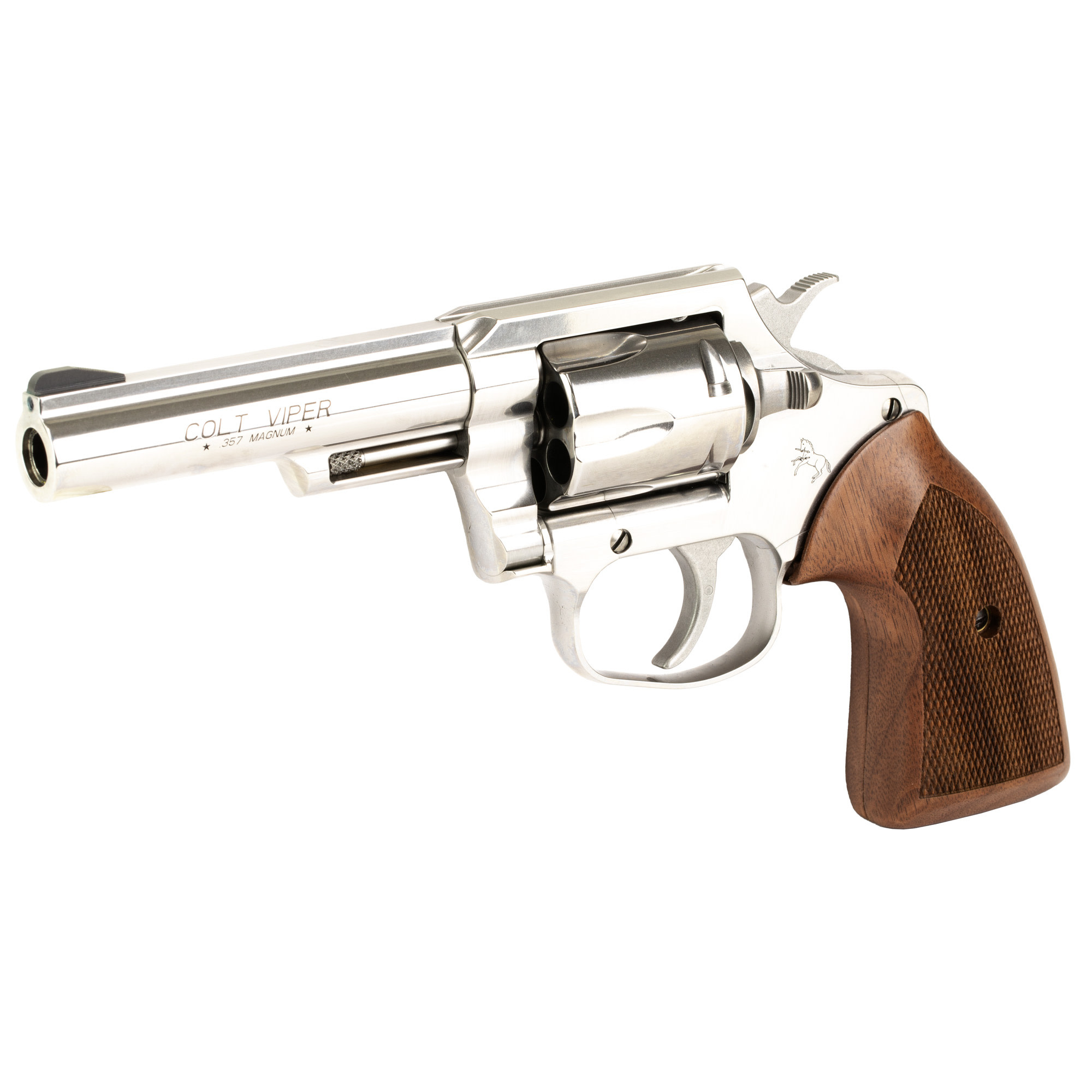Colt, Viper, 357 Magnum, 4.25" SS/Walnut 6RND, Revolver